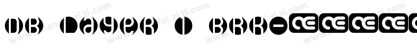 DB Layer 1 BRK字体转换